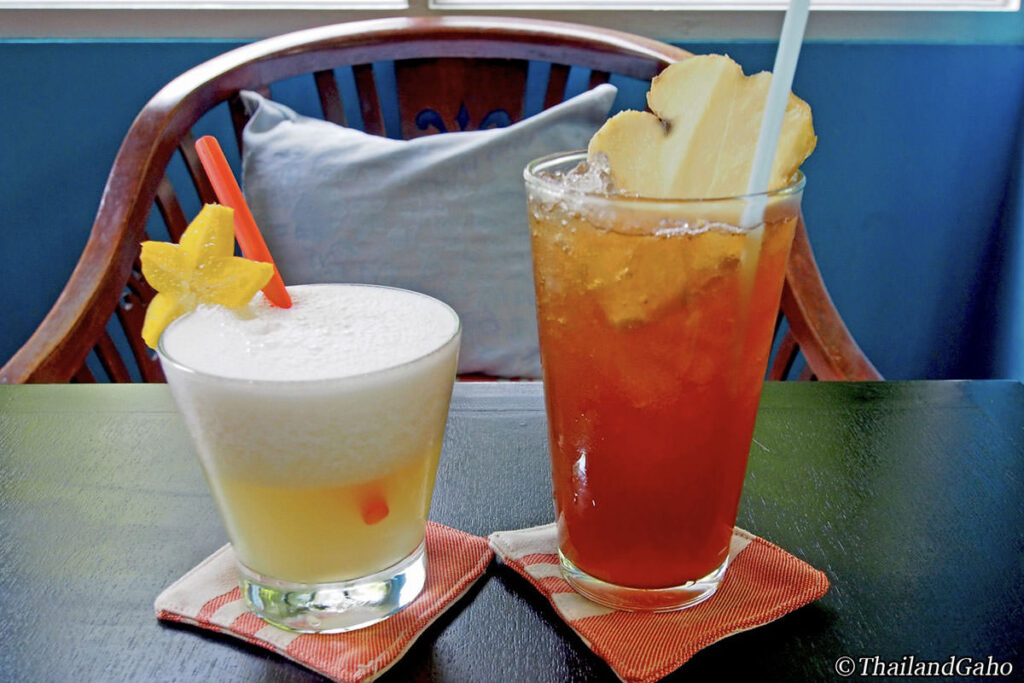 ジュースとアイスティー