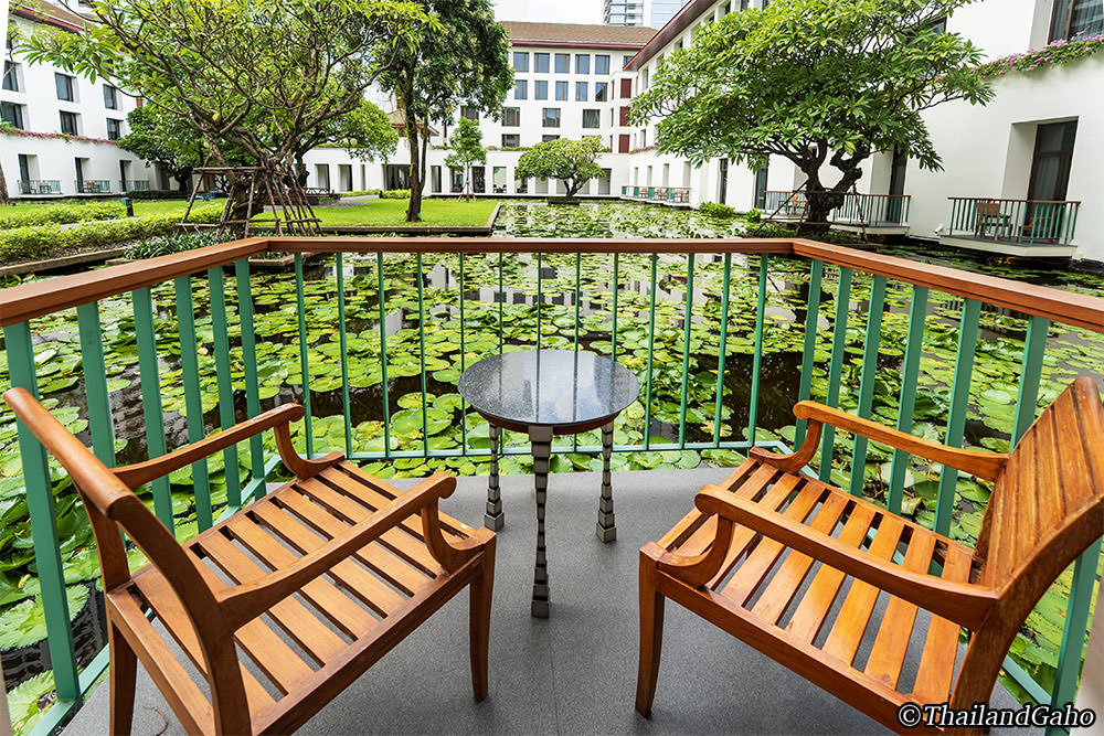 ガーデン・スイートルームのバルコニー