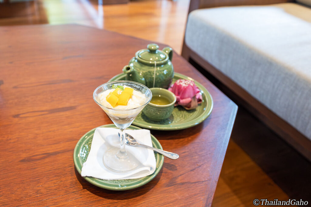 スパ終了後のリフレッシュメント