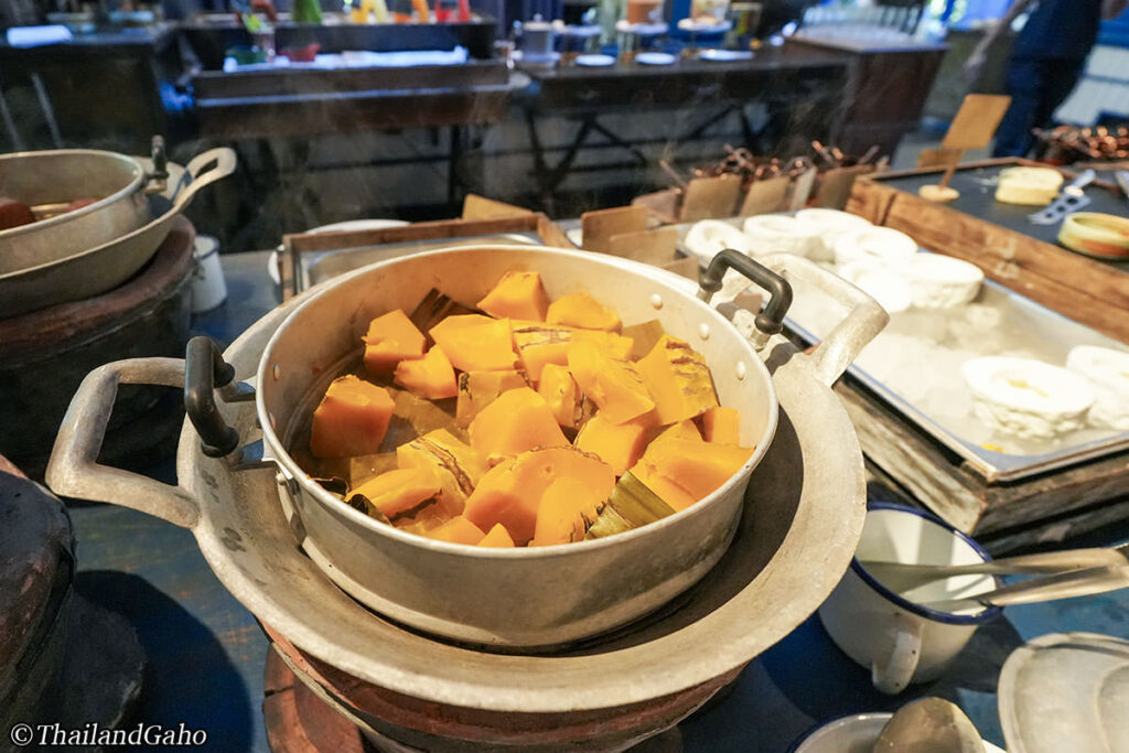 朝食　カボチャ